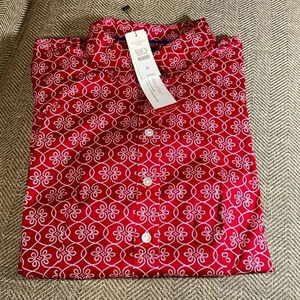NWT talbots ladies long sleeve button down top blouse shirt 0P MSRP 79.50